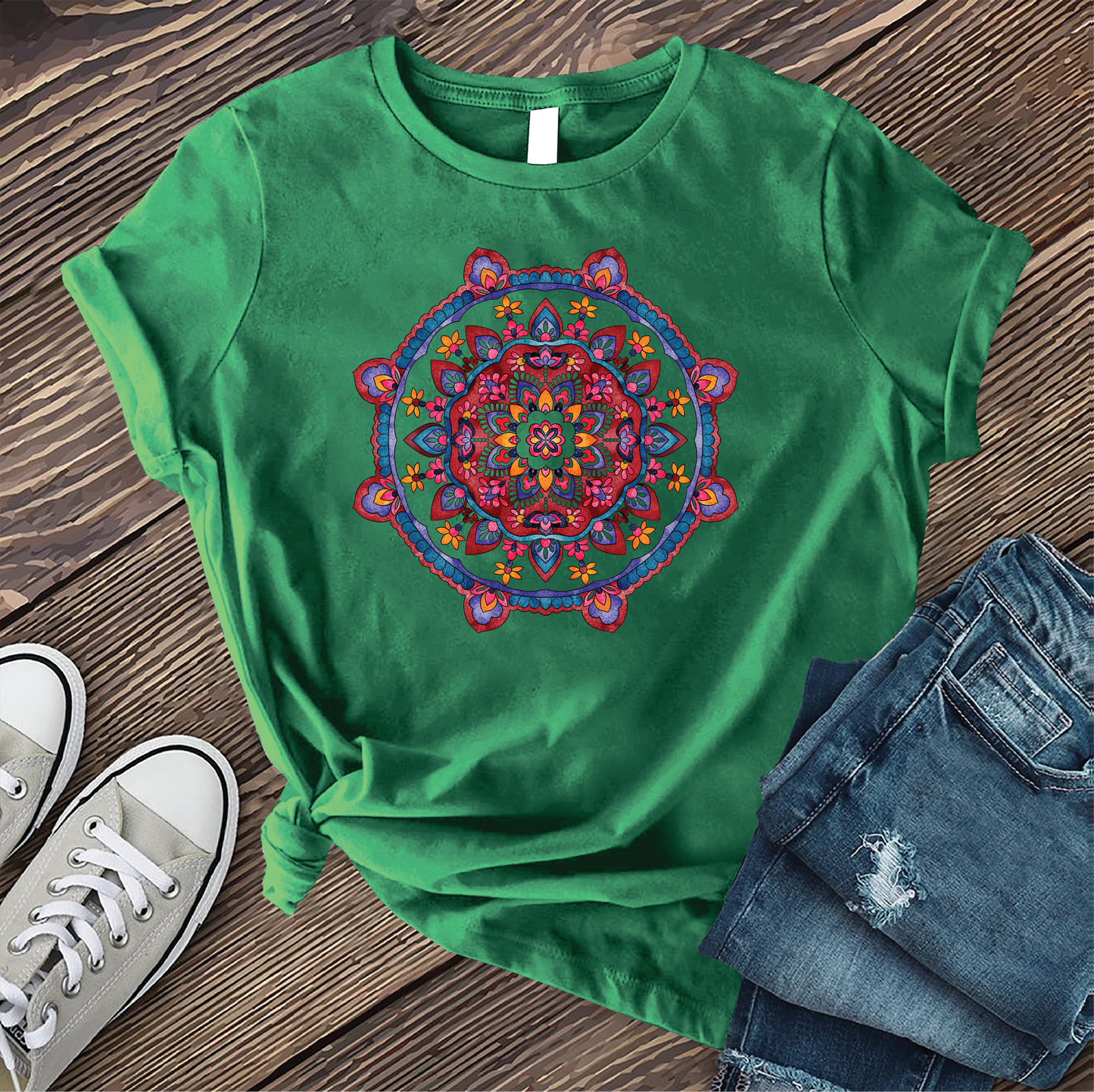 Watercolor Mandala T-shirt