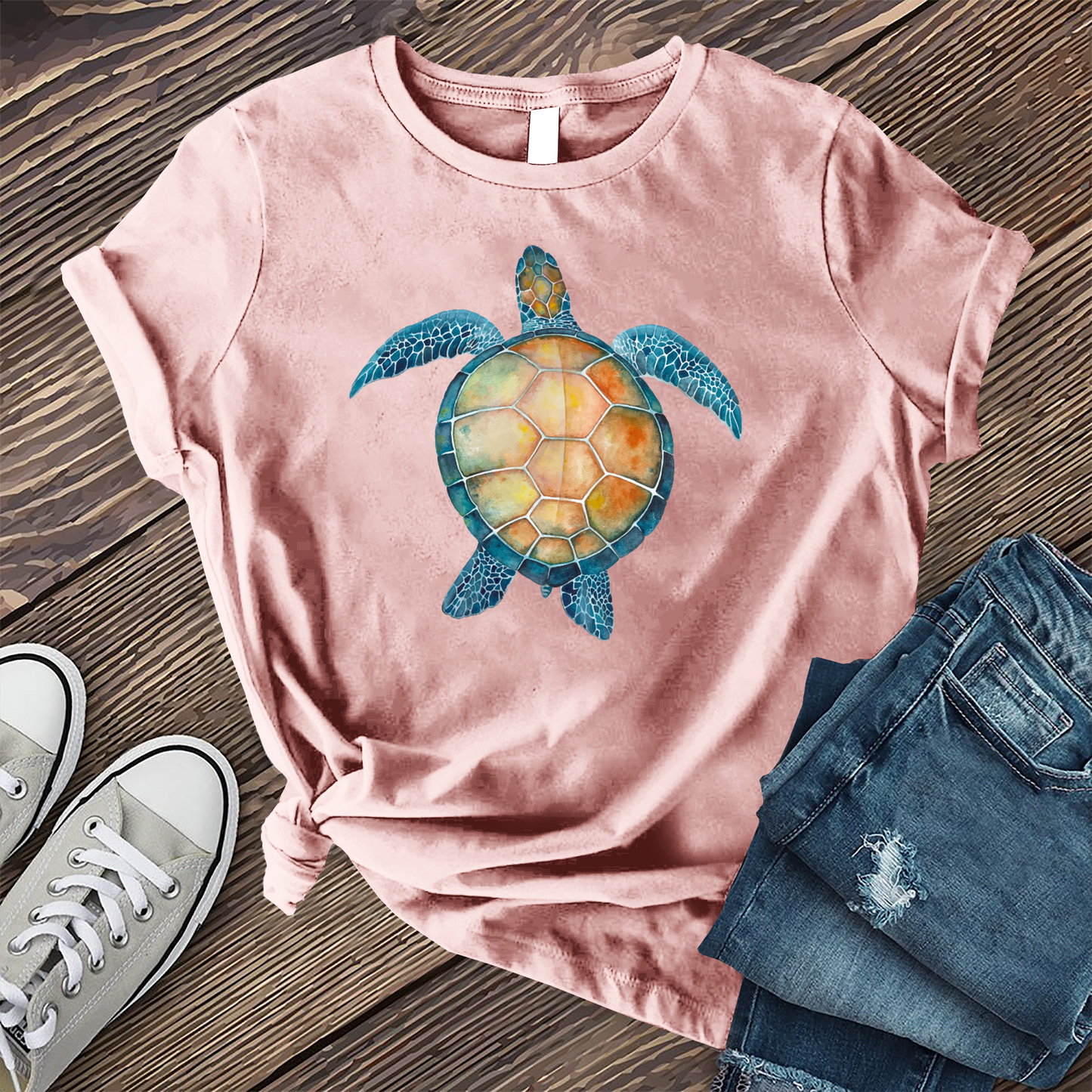 Ocean Turtle Watercolor T-shirt