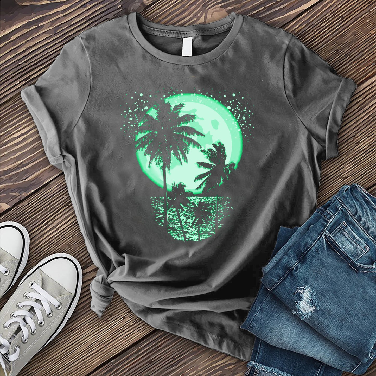 Cosmic Palm Tree T-Shirt