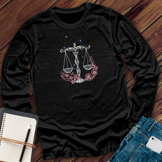 Libra Constellation And Scales Long Sleeve