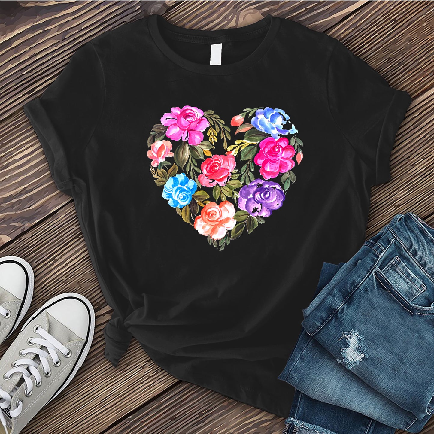 Heart Of Roses T-Shirt