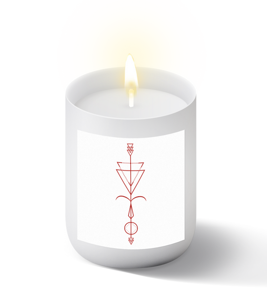 Aries Arrow Candle
