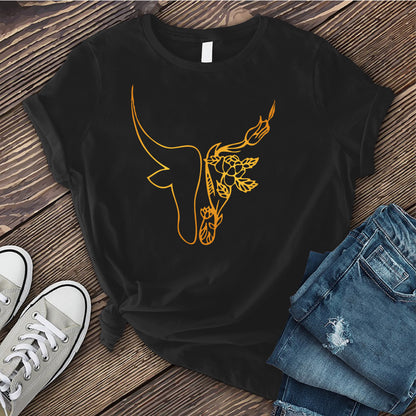 Taurus Floral Head T-shirt