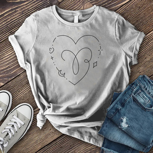 Aries Heart T-shirt