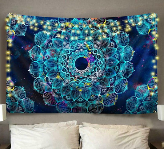 Interstellar Mandala Tapestry
