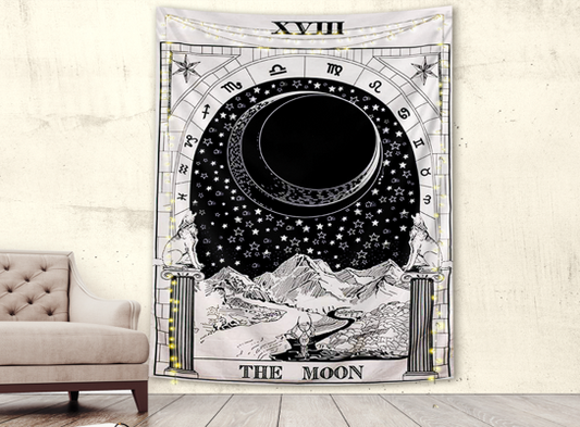 Lucid Moon Tapestry
