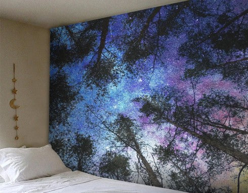 Radiant Forest Tapestry