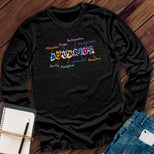 Aquarius Word Splash Long Sleeve Tshirt's Image