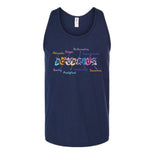 Aquarius Word Splash Unisex Tank Top's Image
