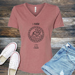 Aquarius Motto V-Neck's Image