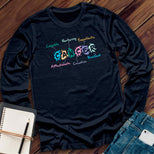 Cancer Word Splash Long Sleeve's Image