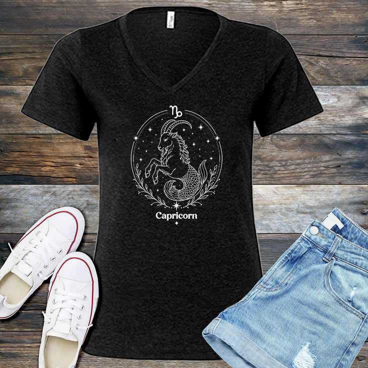 Capricorn Starstruck V-Neck's Image