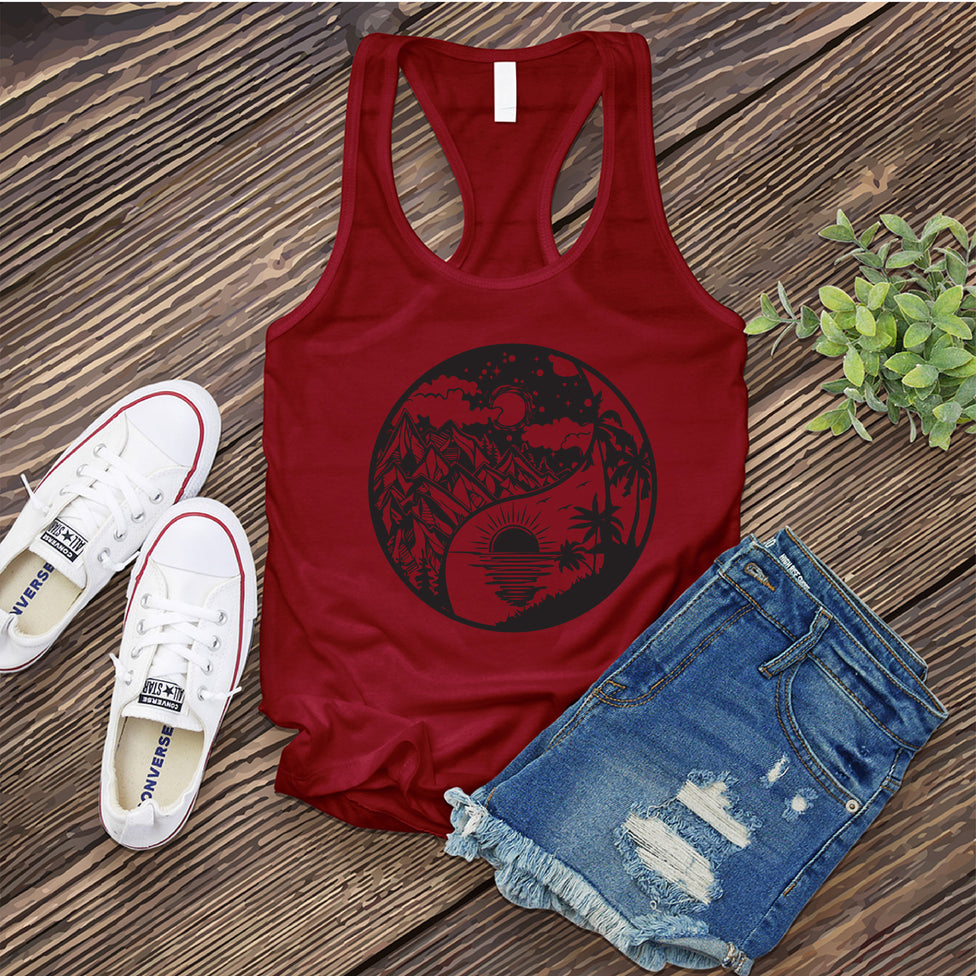 Nature Yin Yang Women's Tank Top Image