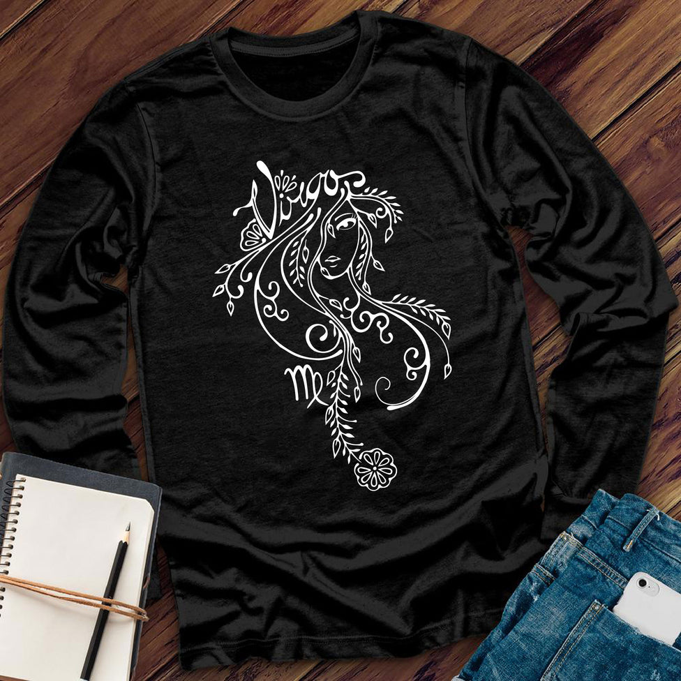 Virgo Floral Woman Long Sleeve Image