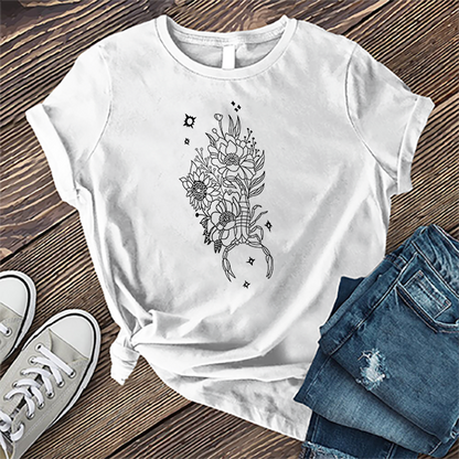 Scorpio Floral Arrangement T-shirt