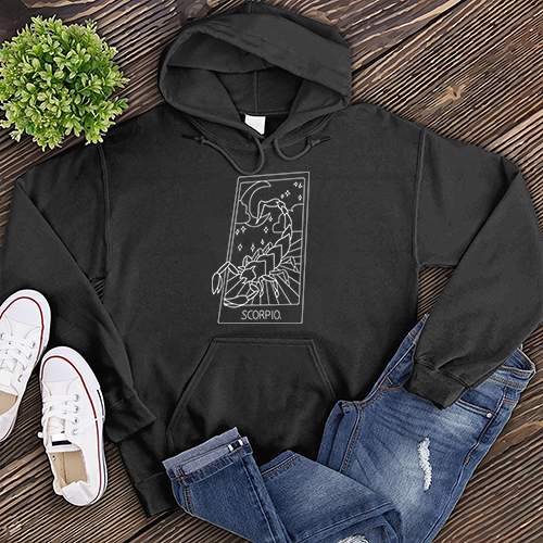 Scorpio Tarot Card Hoodie Image