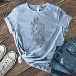 Sagittarius Floral Tarot Card T-shirt Image