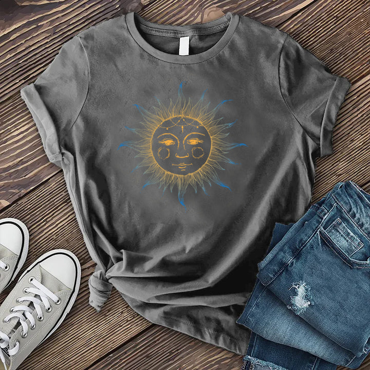 Blue and Yellow Moon T-shirt