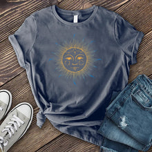 Load image into Gallery viewer, Blue and Yellow Moon T-shirt
