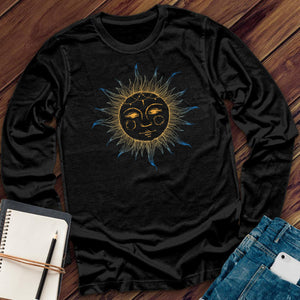 Blue and Yellow Moon Long Sleeve