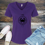 Cancer Motto V-Neck's Image