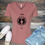 Gemini Motto V-Neck Tee's Image