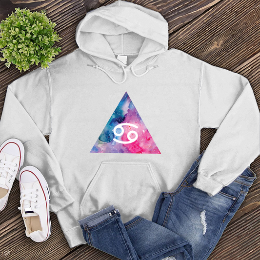 Colorful Cancer Symbol Triangle Hoodie