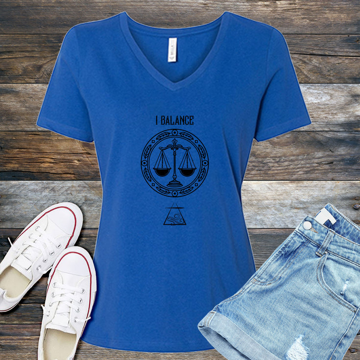 Libra Motto V-Neck's Image
