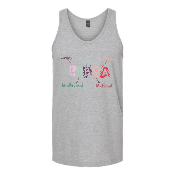 Libra Word Splash Unisex Tank Top's Image