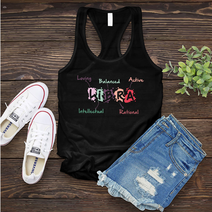 Libra Word Splash Women's Tank Top's Image