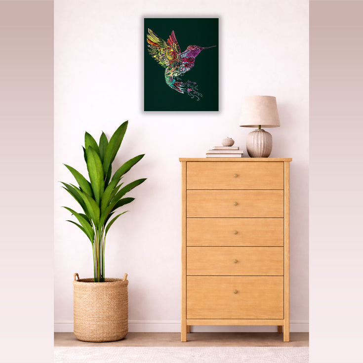 Mandala Humming Bird - Art Print's Image