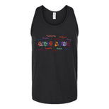 Sagittarius Word Splash Unisex Tank Top's Image