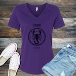 Scorpio Motto V-Neck's Image