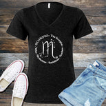 Scorpio All In A Circle V-Neck's Image