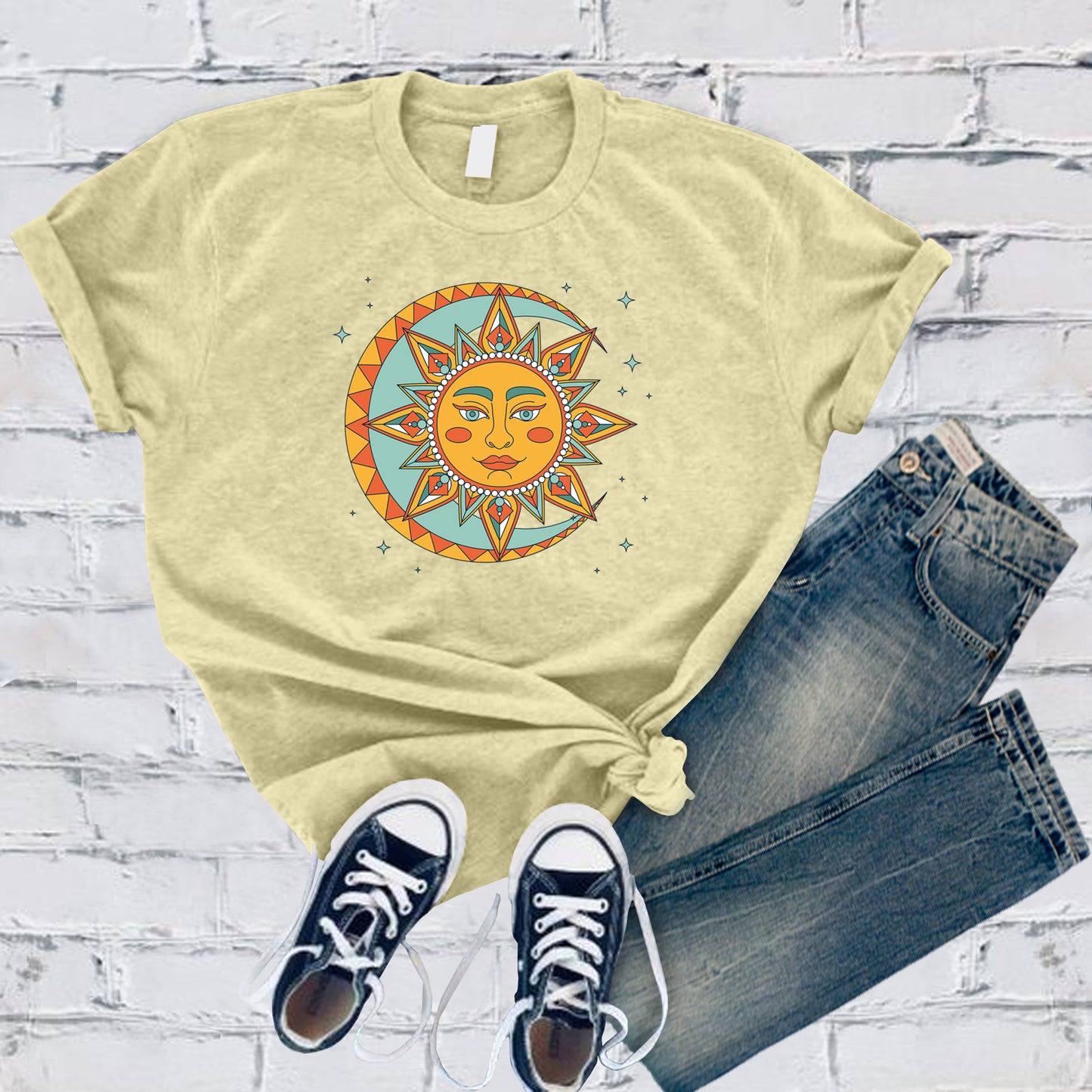 Boho Lunar Sun T-shirt