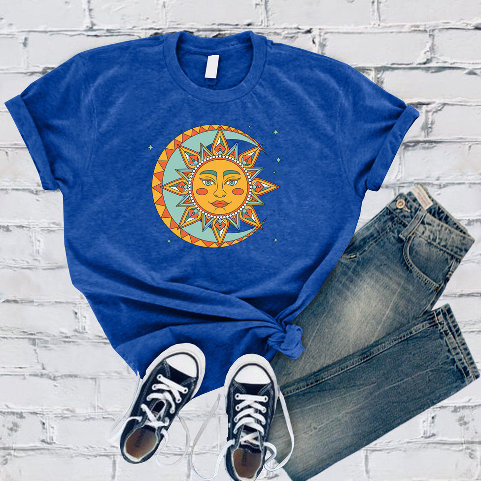 Boho Lunar Sun T-shirt Image