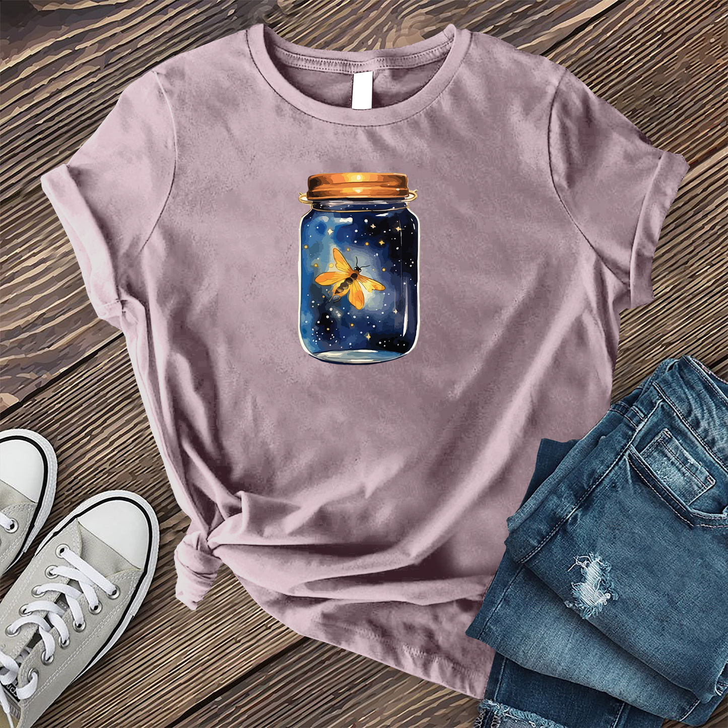 Glowing Firefly Jar T-shirt