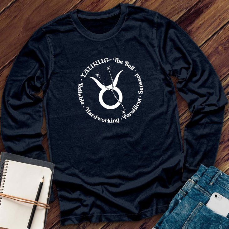 Taurus All In A Circle Long Sleeve's Image