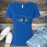 Taurus Word Splash V-Neck Tee's Image