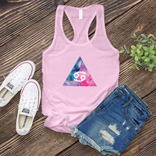 Load image into Gallery viewer, Colorful Cancer Symbol Triangle Women&#39;s Tank Top
