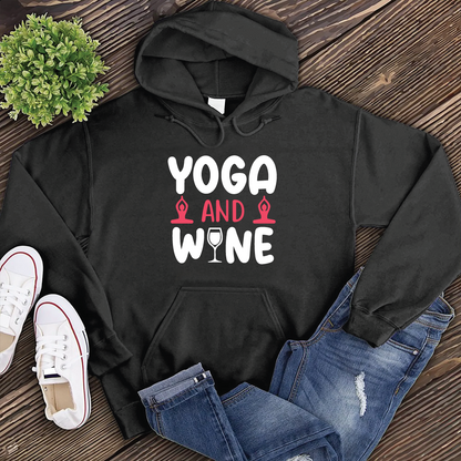 Yoga and Wine Hoodie