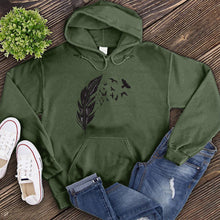 Load image into Gallery viewer, Raven Feather Hoodie
