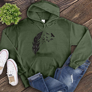 Raven Feather Hoodie