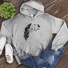 Load image into Gallery viewer, Raven Feather Hoodie
