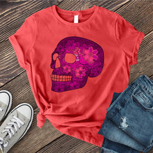 Load image into Gallery viewer, Floral Skull T-shirt
