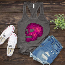 Load image into Gallery viewer, Floral Skull Women&#39;s Tank Top
