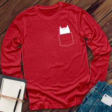 Load image into Gallery viewer, Cute Pocket Cat Long Sleeve
