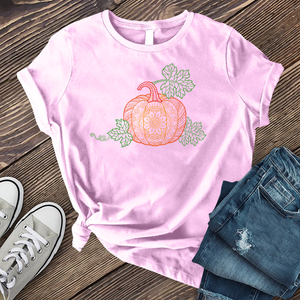 Flower Pumpkin Mandala T-shirt