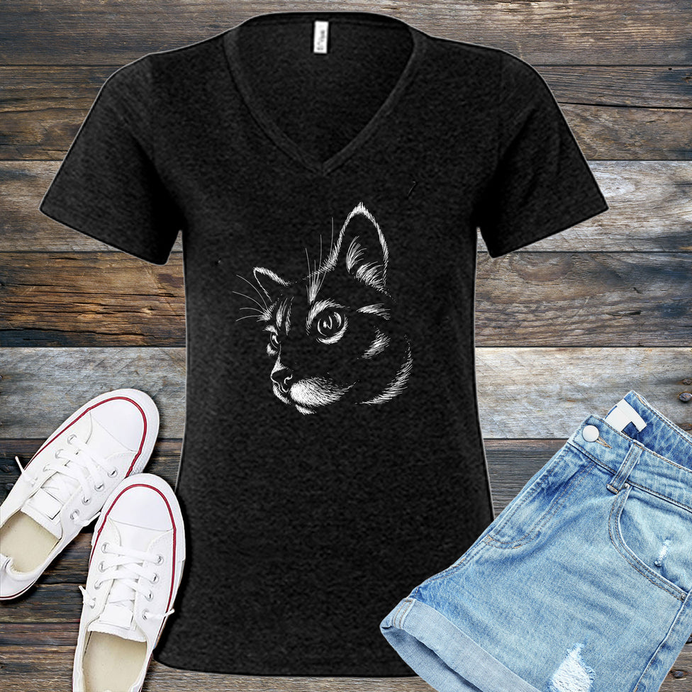 Cat Whisper V-Neck Image