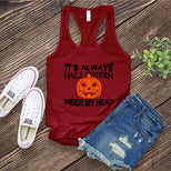 It's Always Halloween Inside My Head Women's Tank Top's Image